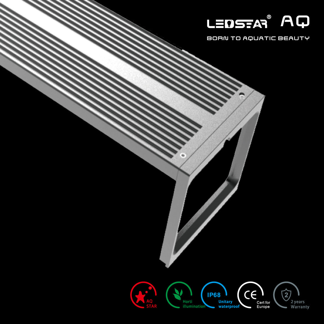 LEDSEAR AQ-S45 LED スター　45cm水槽対応 LEDSTAR モデルX AQ-X45 水槽 ライト 完全防水 アクアリウム RGB